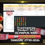 BUKTI JACKPOT SLOT GATES OF OLYMPUS 1000 TERPERCAYA DI INDONESIA TGL 27-10-2024