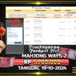 BUKTI JACKPOT SLOT MAHJONG WAYS 2 TERPERCAYA DI INDONESIA TGL 19-10-2024