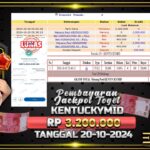 BUKTI JACKPOT TOGEL KENTUCKYMID TERPERCAYA DI INDONESIA TGL 20-10-2024