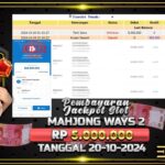 BUKTI JACKPOT SLOT MAHJONG WAYS 2 TERPERCAYA DI INDONESIA TGL 20-10-2024