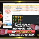 BUKTI JACKPOT SLOT GATES OF OLYMPUS 1000 TERPERCAYA DI INDONESIA TGL 24-10-2024