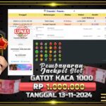 BUKTI JACKPOT SLOT GATES OF GATOT KACA 1000 TERPERCAYA DI INDONESIA TGL 13-11-2024