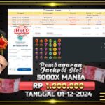 BUKTI JACKPOT SLOT 5000X MANIA TERPERCAYA DI INDONESIA TGL 01-12-2024