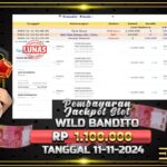 BUKTI JACKPOT SLOT WILD BANDITO TERPERCAYA DI INDONESIA TGL 11-11-2024