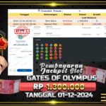 BUKTI JACKPOT SLOT GATES OF OLYMPUS TERPERCAYA DI INDONESIA TGL 01-12-2024