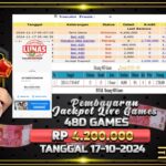 BUKTI JACKPOT 48D GAMES TERPERCAYA DI INDONESIA TGL 17-11-2024