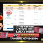 BUKTI JACKPOT SLOT LUCKY NEKO TERPERCAYA DI INDONESIA TGL 07-12-2024